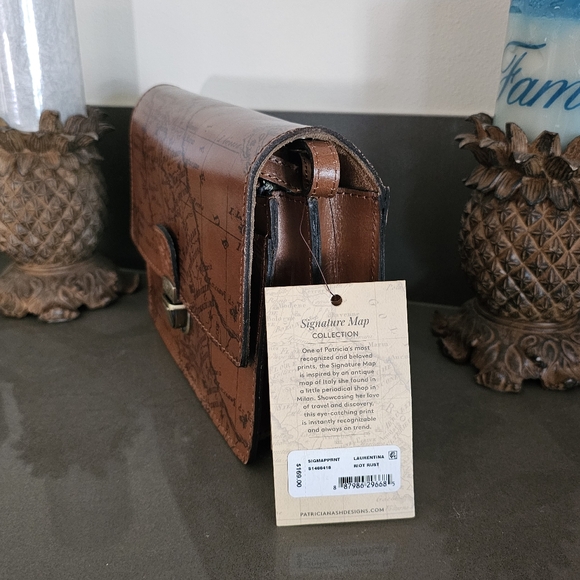 NWT Genuine Leather Patricia Nash Crossbody - Picture 10 of 11